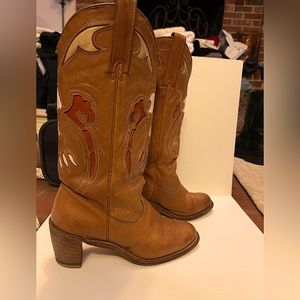 VINTAGE 70s Miss Capezio Cowboy Boots